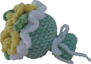 crochet flower bunch 02 - 7cm