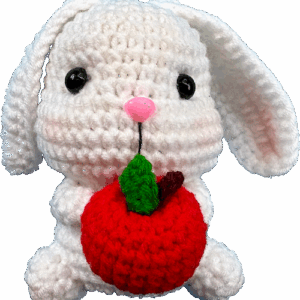 Stofftier - Hase Jing Apfel